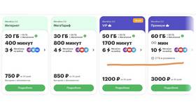 Стоимость 100 ГБ интернета в МегаФоне в Кари