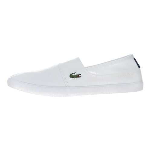 Слипоны мужские Lacoste 733CAM1071 белые 10.5 FR в Кари