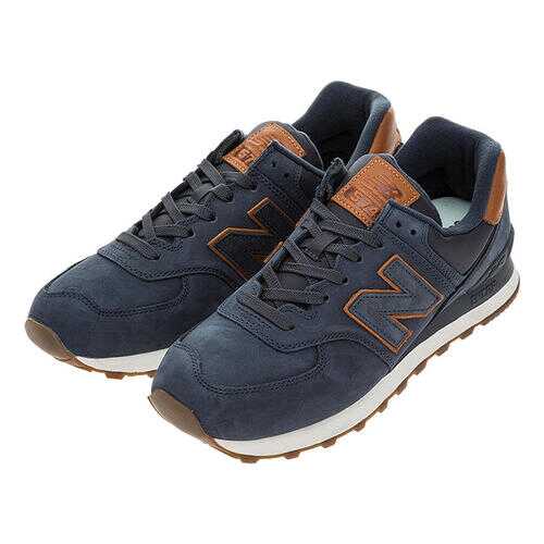Кроссовки мужские New Balance ML574NBD/D синие/коричневые 9 US в Кари