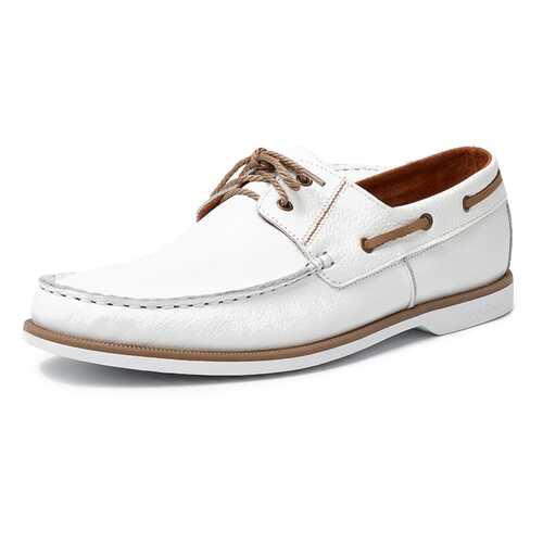 Мокасины мужские Alessio Nesca W1006205 белые 40 RU в Кари