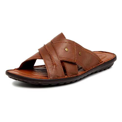 Шлепанцы мужские Alessio Nesca Comfort 710018079 коричневые 40 RU в Кари