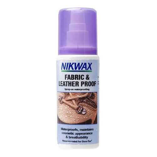 Водоотталкивающая пропитка для обуви Nikwax Fabrick & Leather Spray 125мл в Кари