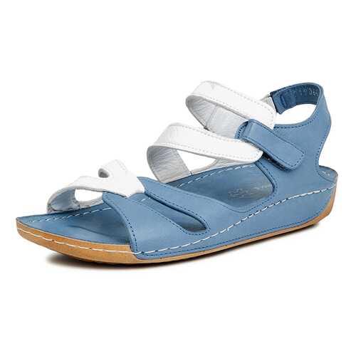 Босоножки женские Alessio Nesca Comfort 710018253 голубые/белые 40 RU в Кари