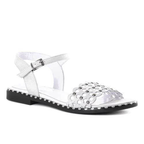 Сандалии женские Shoes Market 748-904 белые 40 RU в Кари