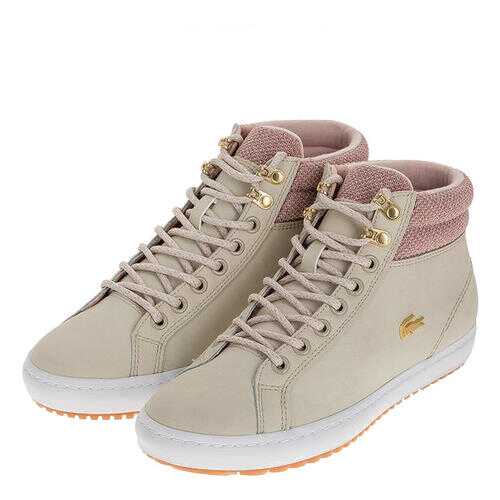 Кеды женские Lacoste 736CAW00457F8T бежевые/розовые/оранжевые 37.5 в Кари