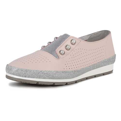 Слипоны женские Alessio Nesca K0636LC-3A розовые 40 RU в Кари