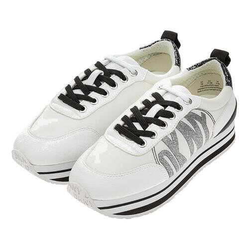Кроссовки женские DKNY K2943812/WHB белые/черные/серебристые 8.5 US в Кари
