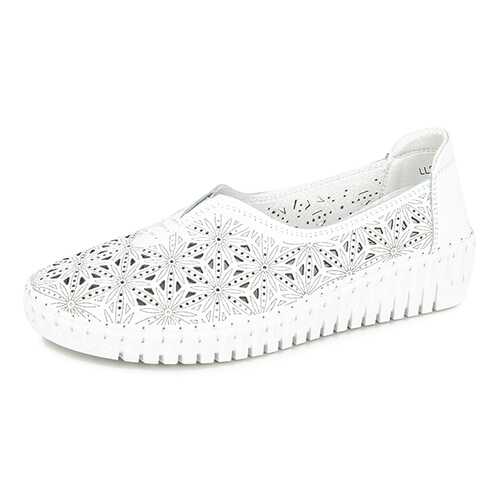 Мокасины женские Alessio Nesca Comfort LL2020SS-09 белые 39 RU в Кари