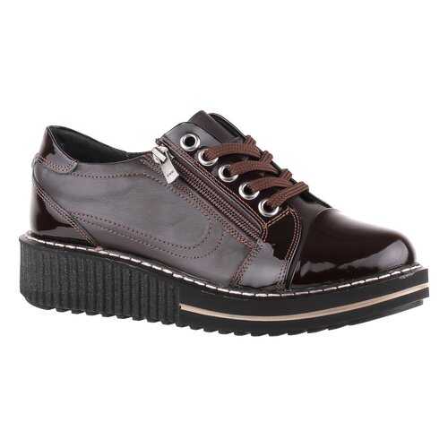Полуботинки женские Shoes Market 290-08-2 коричневые 37 RU в Кари