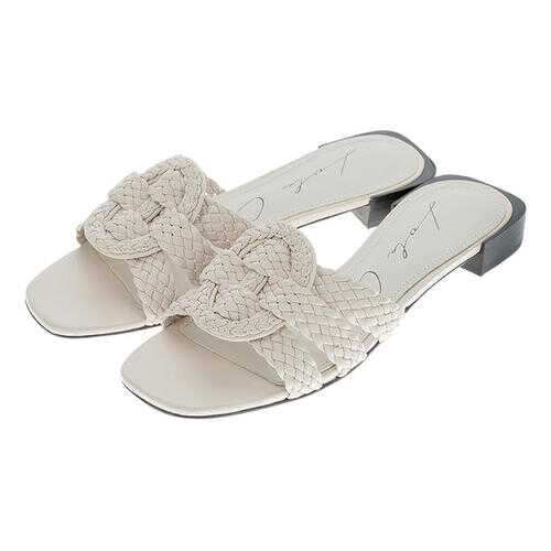 Шлепанцы женские Lola Cruz 047Z10BK bianco/off white белые 36 в Кари