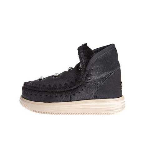 Угги Shepherd's Life Godiva With Pearles Cbkg черная кожа в Кари
